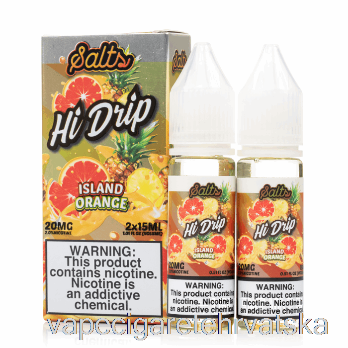 Vape Hrvatska Island Orange - Hi-drip Soli - 30ml 20mg